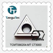 TaeguTec TCMT 080204-MT CT3000 10 шт. TCMT 080204 TCMT 080204 torno de bancada токарный станок резак карбидные вставки высокого качества вставки