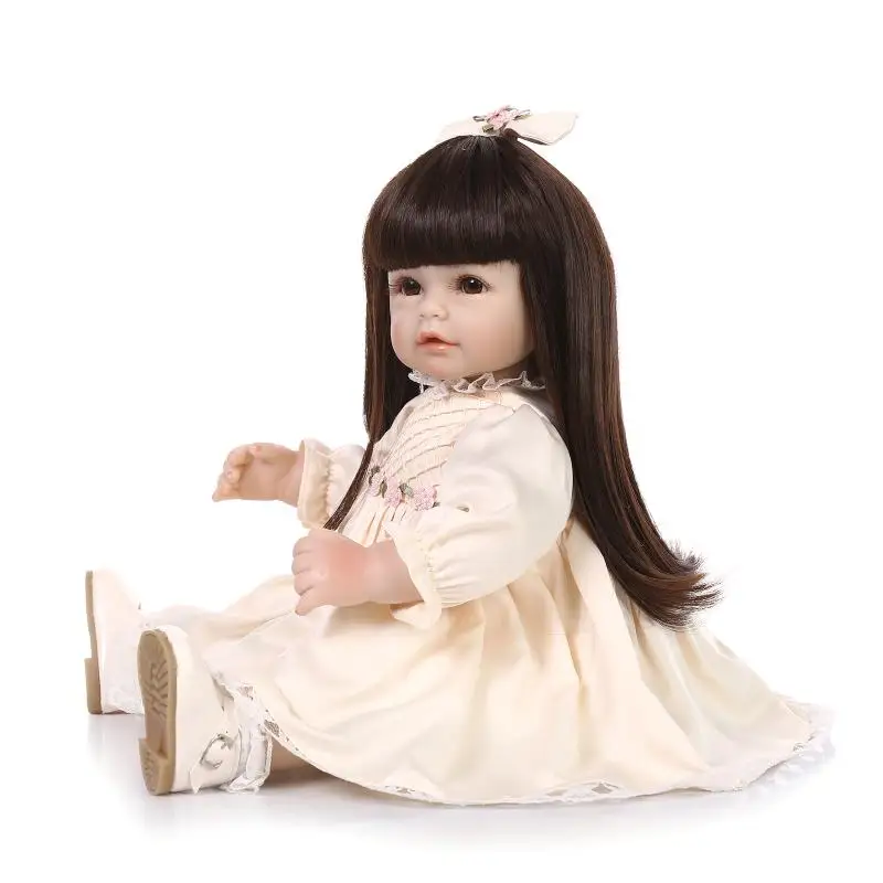 

50cm fashion girl dolls Silicone Vinyl Reborn BabyToys Baby Toddler dolls Brinquedos Best Christmas Gifts For Kids