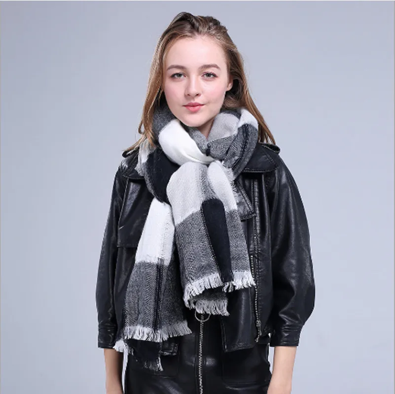 

Spring and Autumn Winter Women's Scarf Classic Plaid Scarf Increase Long Winter Warm Scarf Long Scarf Shawl