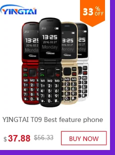 YINGTAI T31 MTK 6572 двухъядерный 2,4 дюймовый Android Флип Мобильный телефон 3g WCDMA с двумя сим-картами кнопочные сотовые телефоны