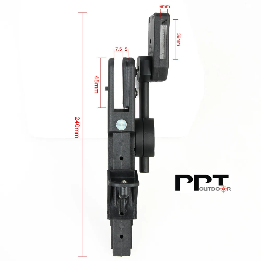 PPT Тактический IPSC кобура цвет: черный, Синий Красный Желтый IPSC CR скоростная кобура-подставка для соревнование по стрельбе Спорт на открытом