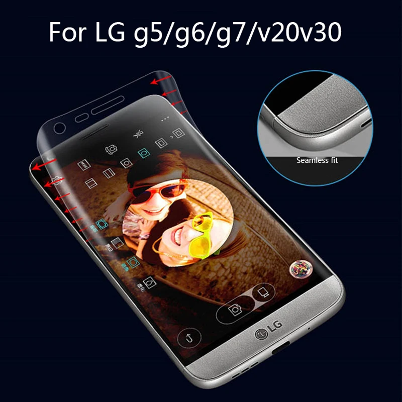 

Hydrogel Film For LG V30 3D Screen Protector Protective Film For LG V20 G5 G6 G7