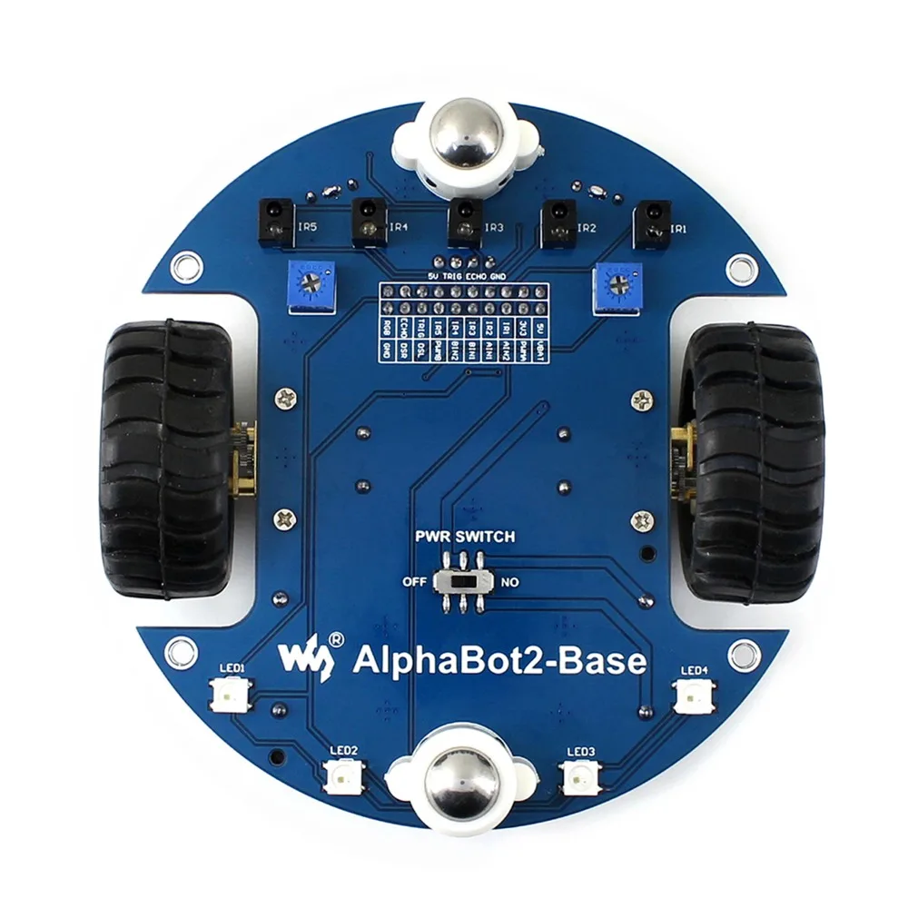 Роботизированный Строительный набор Waveshare AlphaBot2 для micro:bit обучающий