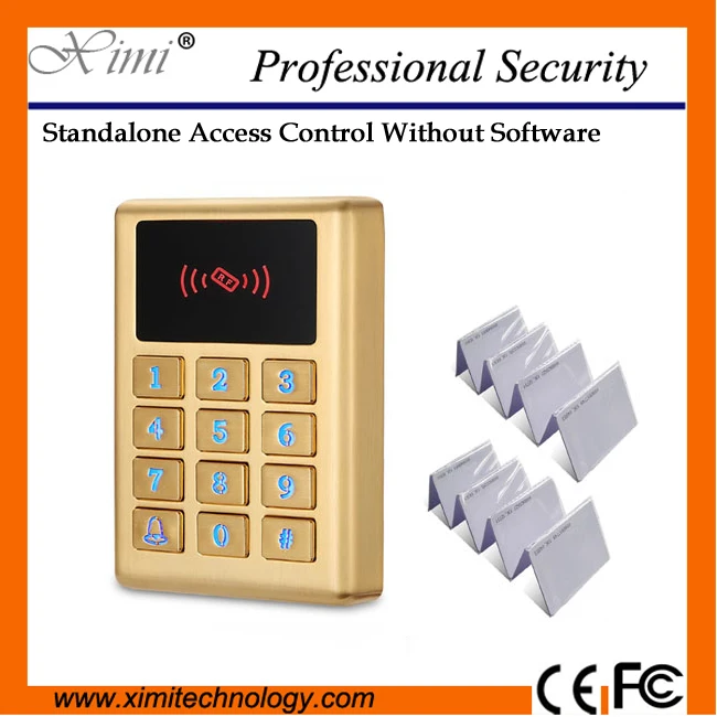 

Cheap high security M11 waterproof and proodustf 3PCS 125KHZ RFID card reader standalone single Wiegand reader access control