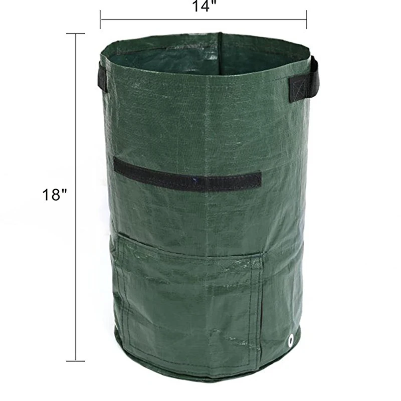 2018 Nova Planta Crescer Saco Plantador de Batata DIY Crescer Pano PE Контейнерный мешок Engrosse