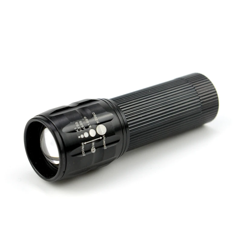 

WasaFire Mini Led Flashlight Highlighted 2000Lumens 3 Mode LED Military Laser Led Flashlight Zoomable Focus Torch For Camping