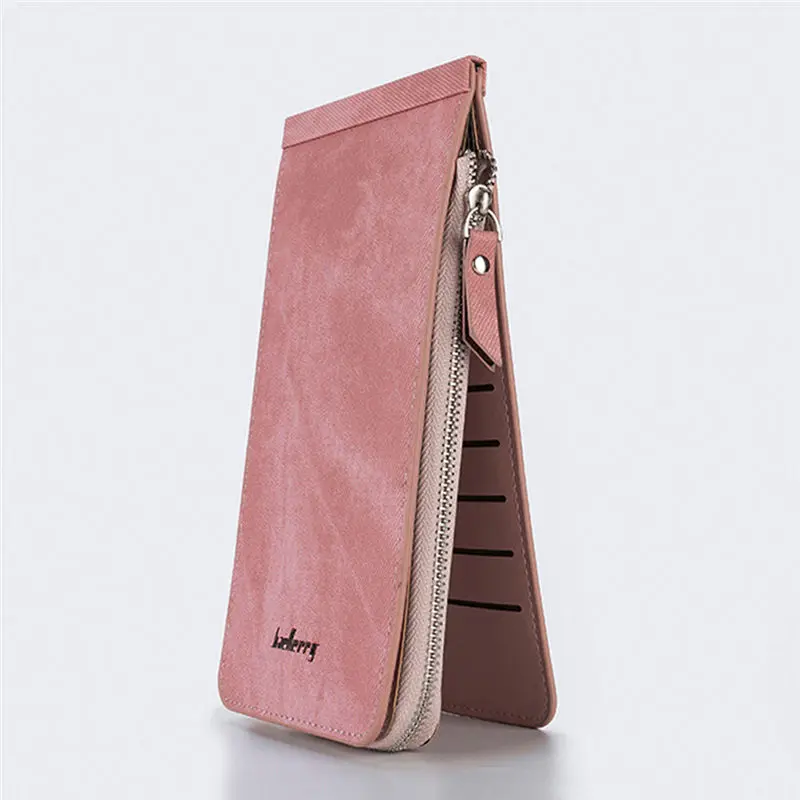 Женская мода конфеты цвета сумочка длинные бумажник billfold кошелек женский клатч portfel cuzdan billetera carteira 40MA21