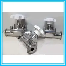 DN19 санитарный мембранный клапан из нержавеющей стали/регулятор давления воздуха моторизированный клапан