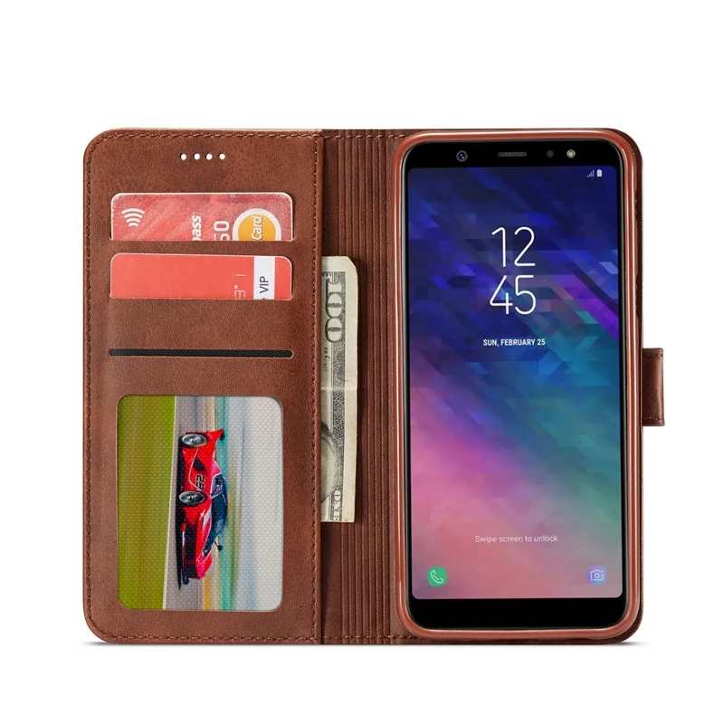 Чехол-портмоне для samsung Galaxy J6 плюс Чехол Coque samsung Galaxy J6 плюс чехол Etui samsung J6 плюс Чехол для кошелька держатель книга