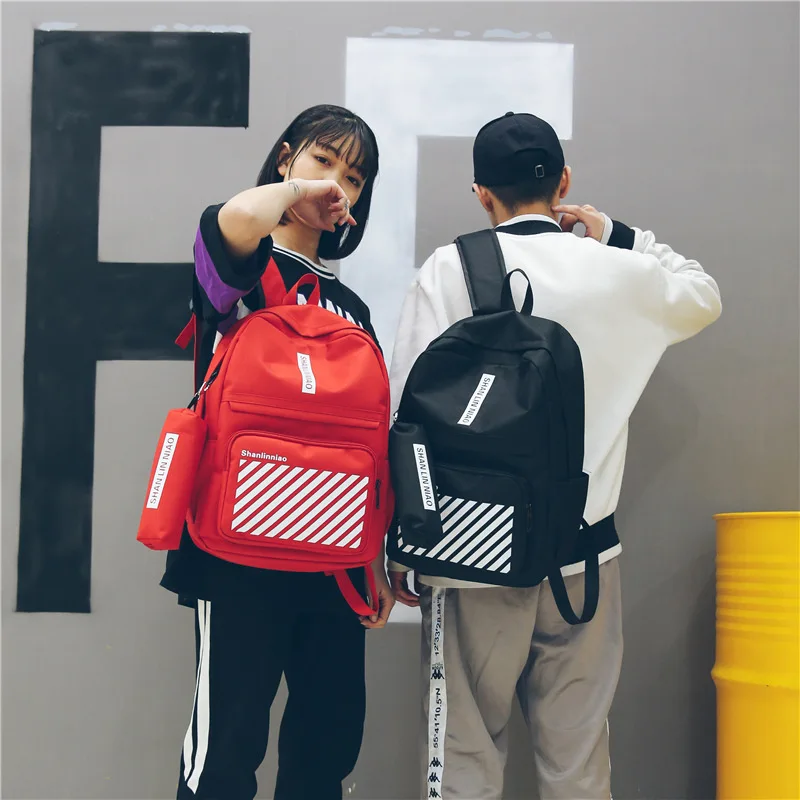 

2018 Large Capacity Casual Rucksack Women Canvas Backpacks School Bags for Teenagers Boys Girls Mochila Feminina