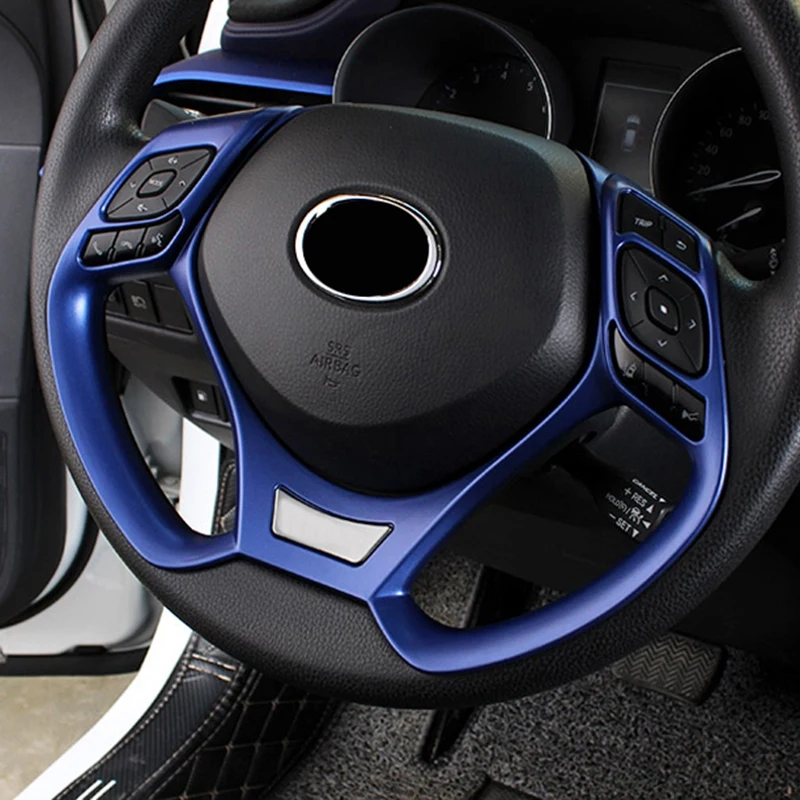 Новый автомобиль Abs пластик интерьера рулевого колеса украшения Накладка для Toyota