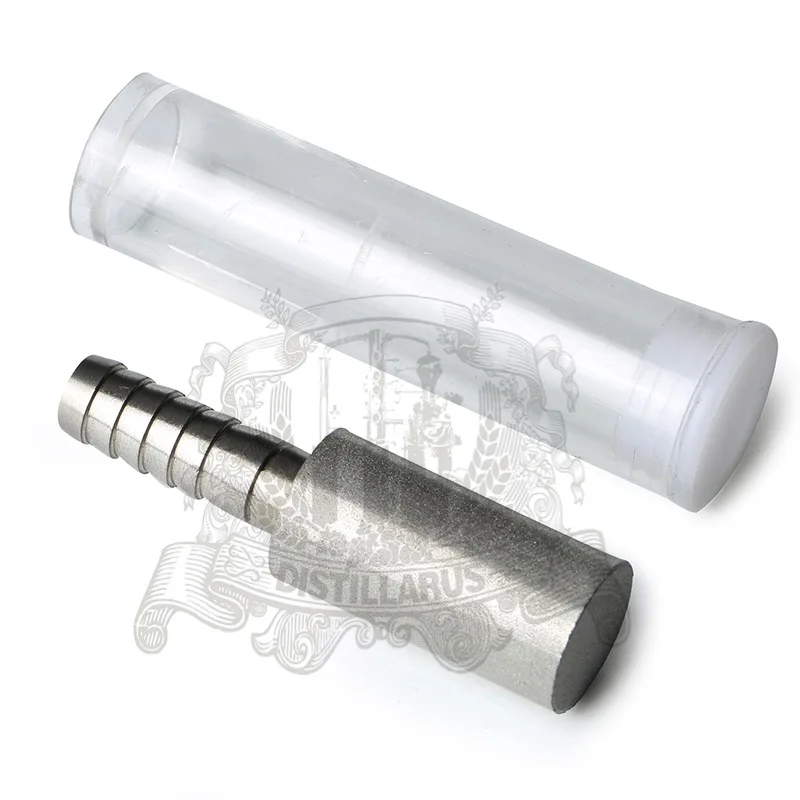 

New Stainless 316 Diffusion Stone 2 Micron Oxygen Stone Fitting For Homebrew Wine Beer With 1/4"Barb Free shipping