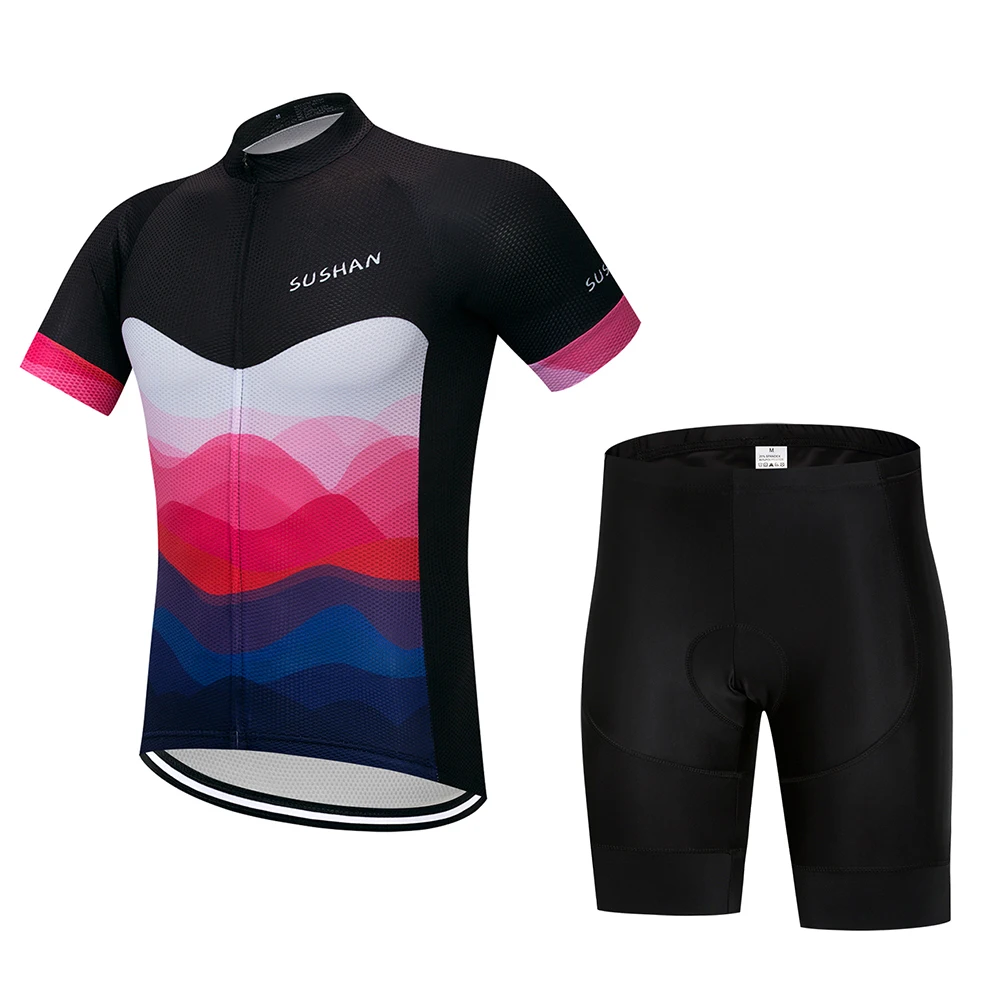 Send by picture Sushan Radtrikot набор Mtb Fahrradbekleidung велосипедная одежда Kleidung Kurzarm Майо Roupa Ropa De Ciclismo Hombre Verano - Цвет: Send by picture