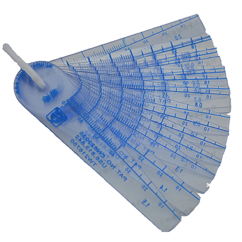 18 лезвий щупы метрические щупы 0,05 до 1,5 мм высокопрочный пластик толщина зазор метрический наполнитель щупа прибор Измерение Инструменты
