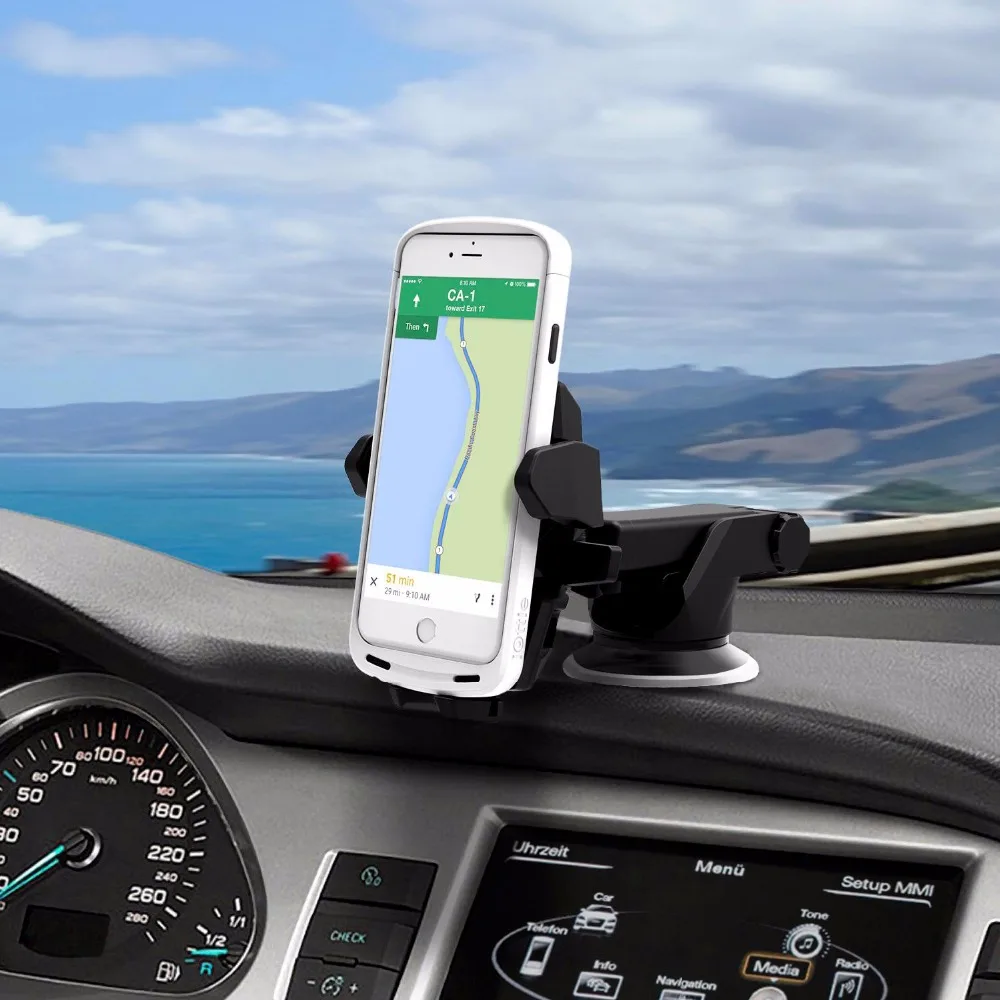

LCAV 2018 Hot Sale Adjustable Car Mobile Phone Holder with Customized Fragrance Function