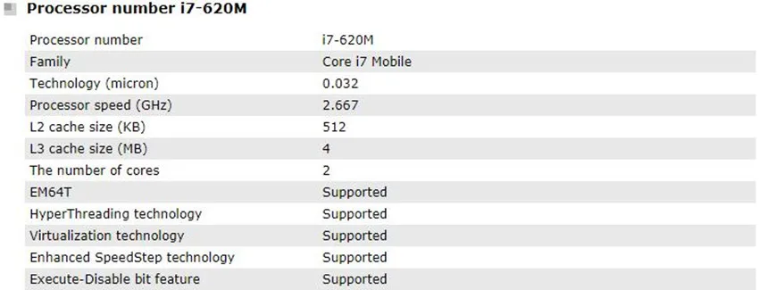 I7 620M