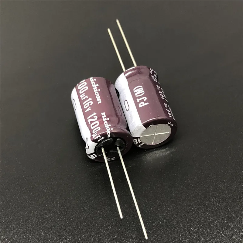 5 шт./50 шт. 1200 мкФ 16В NICHICON PJ серия 12 5x20 мм 16v1200мкф низкое сопротивление долговечный