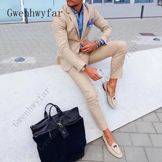 New-Fashion-2-Pieces-Khaki-Slim-Fit-Mens-Suits-Jacket-Pants-Groom-Tuxedos-Groomsman-Best-Man.jpg_640x640