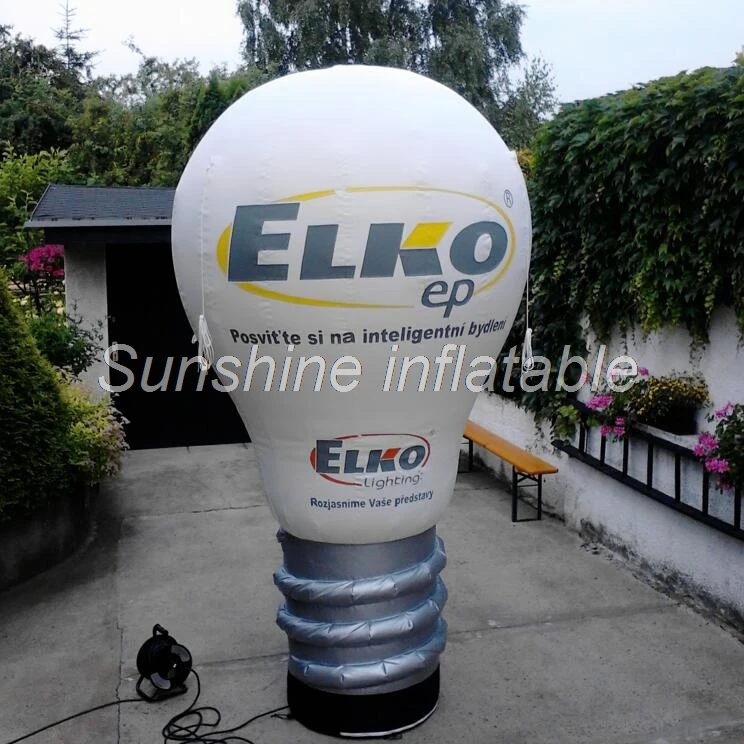 

Customized giant inflatable light bulb inflatable lamp with logo printing for advertising