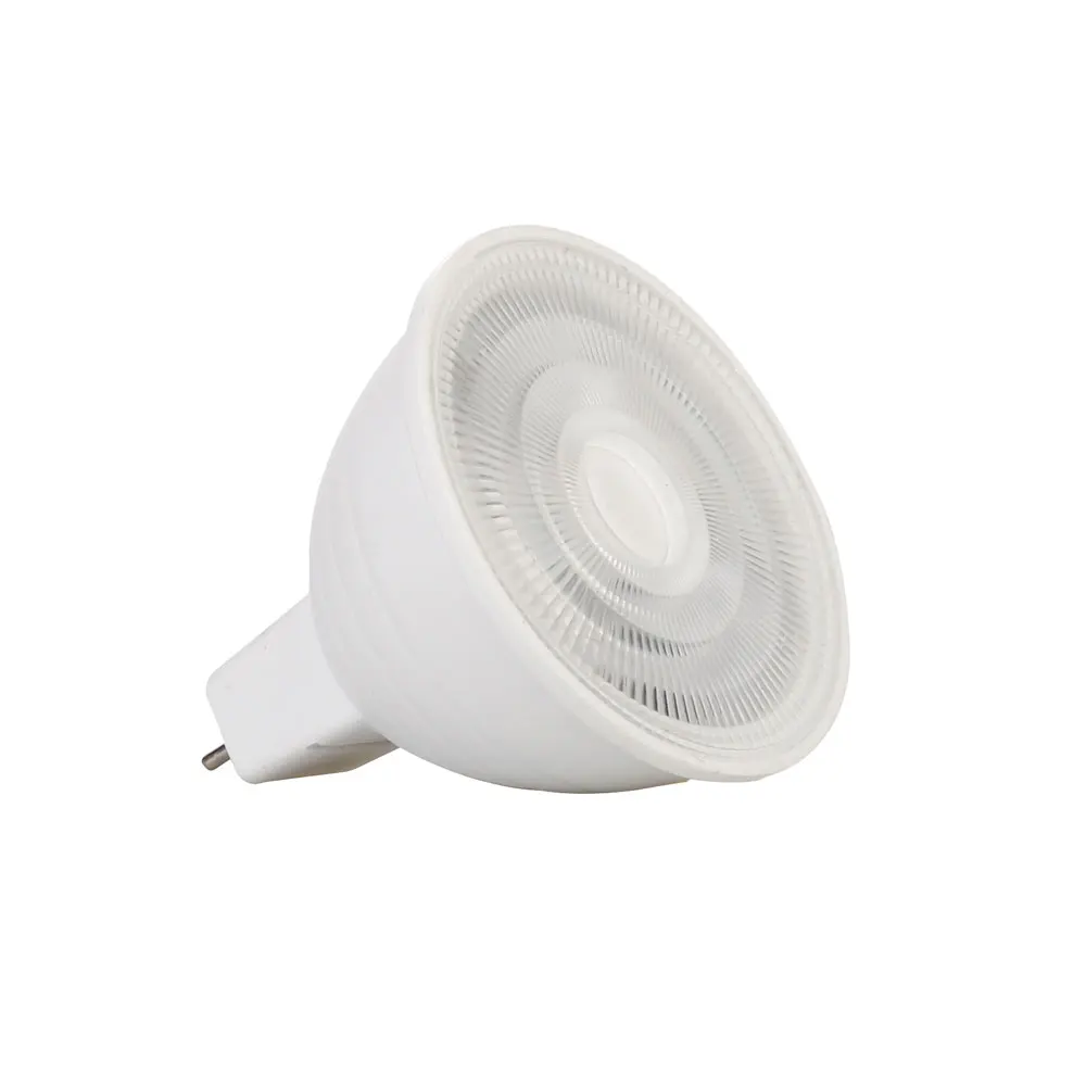 Dimmable 7W высокомощный MR16 Светодиодный светильник AC 110V 220V 2835 SMD GU10 GU5.3 светодиодный светильник с защитным колпачком Светодиодный точечный светильник светодиодный светильник