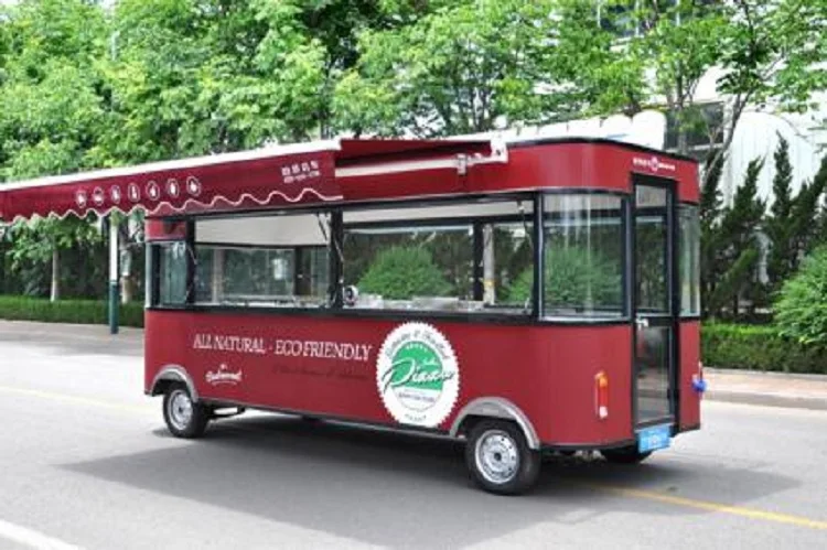 

KN-A50 electric fast food cart motor truck bus coffee food trailer kiosk australia for sale Europe