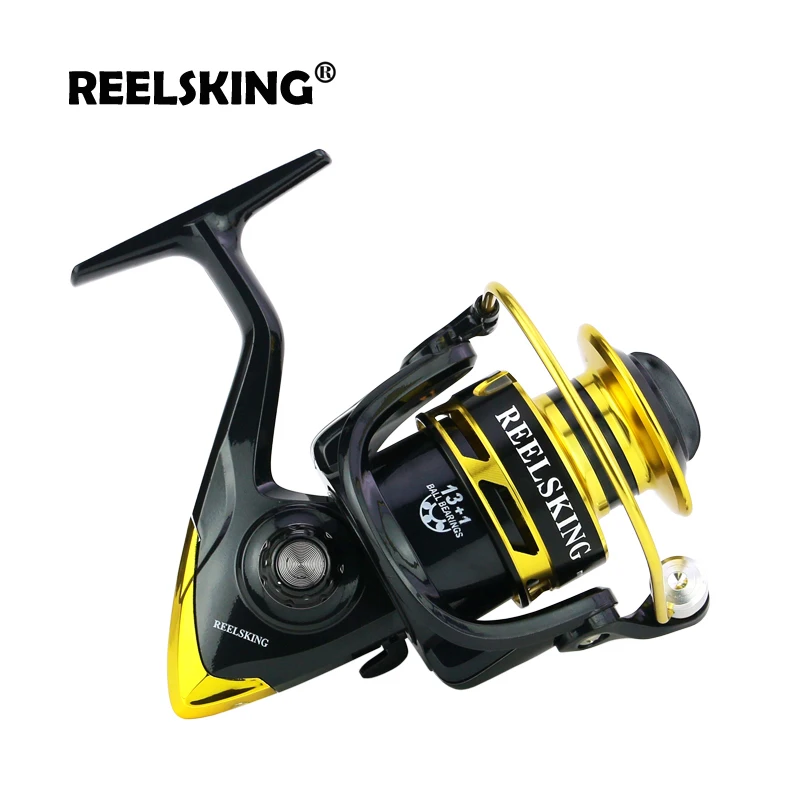 REELSKING والعتاد نسبة تصل إلى 5.2: 1 غزل الصيد بكرة مع صرف مقبض التلقائي للطي ل صب خط REELSKING والعتاد نسبة تصل إلى 5.2: 1 غزل الصيد بكرة مع صرف مقبض التلقائي للطي ل صب خط