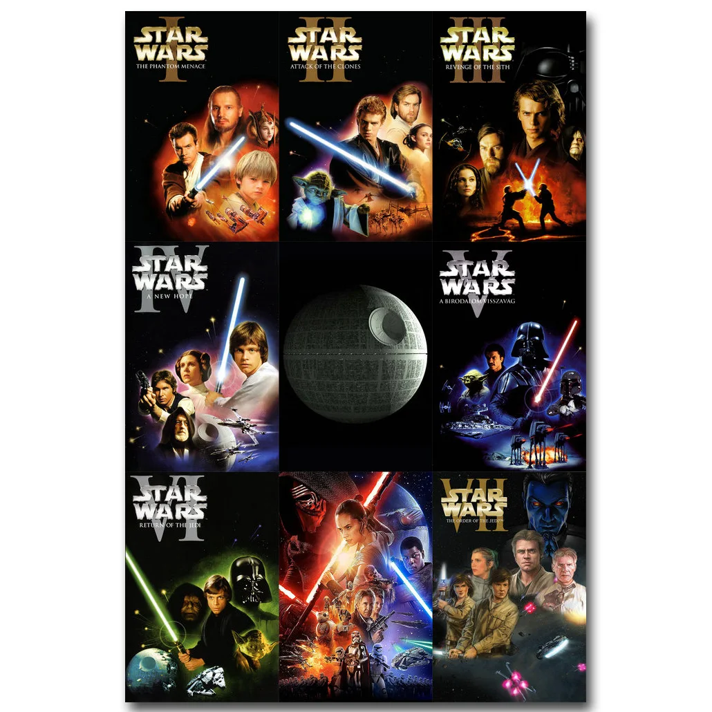 Star Wars Games Art Silk Poster 24x64 inch Space War