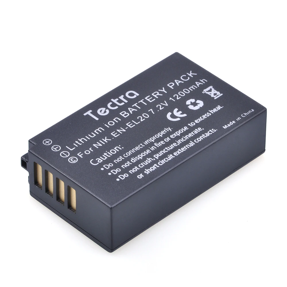 Tectra 4 шт. EN EL20 батарея ENEL20a для Nikon Coolpix A 1 AW1 J1 J2 J3 S1 V3 Blackmagic Pocket Cinema Camera|battery for nikon|en-el20