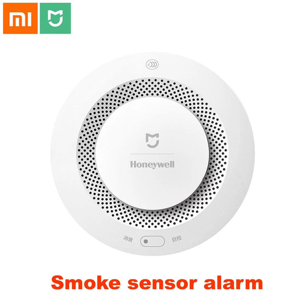 Датчик дыма Xiaomi Mijia Honeywell детектор сигнализации звуковой визуальный датчик