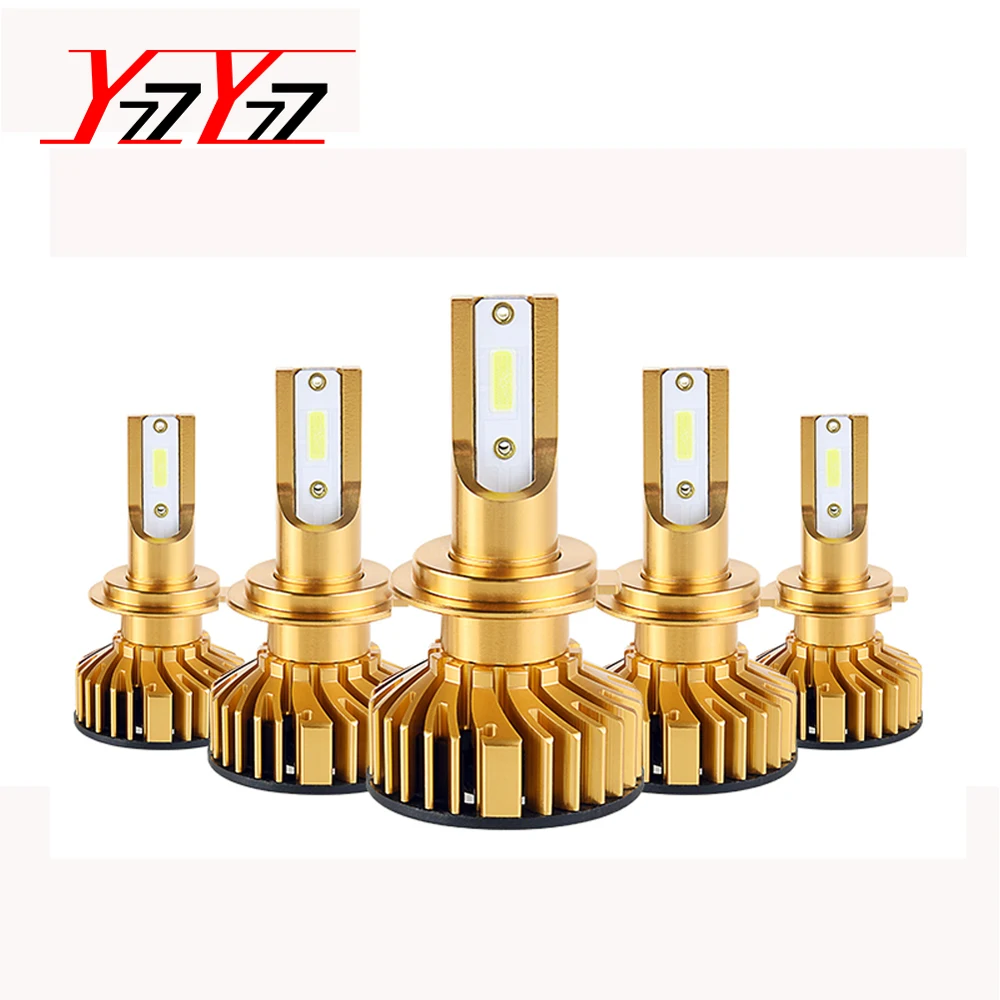 

YzzYzz Car Headlight H4 Mini H7 Led Canbus Bulb 12V 9005 9006 72W Bombillas Led Coche 6500K 10000Lm H9 H11 H1 Led Fog Light 24V