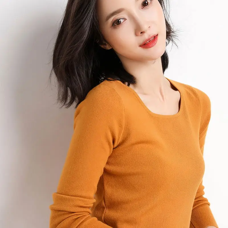 2019 New Spring and Autumn Fashion Cashmere Sweater Women's Pullovers square neck Sweaters Women's Pure Basic Sweater 2019 New Spring and Autumn Fashion Cashmere Sweater Women's Pullovers square neck Sweaters Women's Pure Basic Sweater