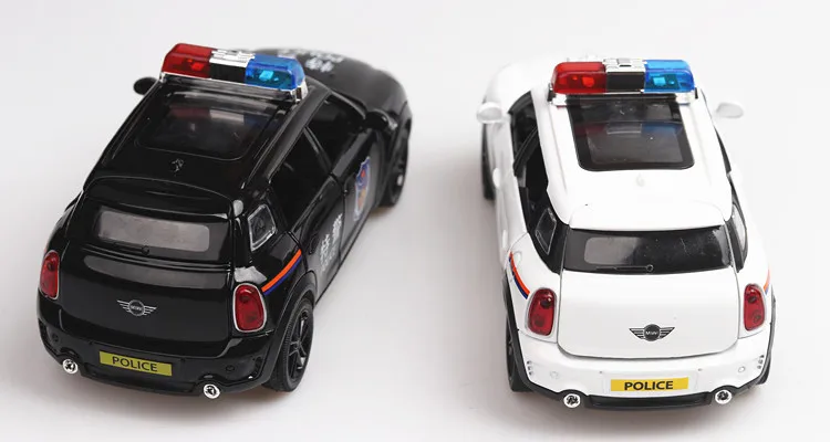 1:32 игрушечный автомобиль Mini Cooper Police металлическая игрушка сплав супер автомобиль Diecasts& игрушечный Транспорт модель автомобиля Миниатюрная модель автомобиля игрушка для детей