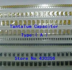 10 шт. тантала конденсатор Тип: 106 10 мкФ 6.3 В