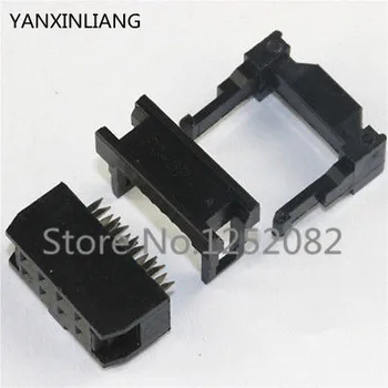 

100PCS IDC Socket FC-8P 2.54mm IDC connector 8-pin cable socket 8P 2X4P IDC