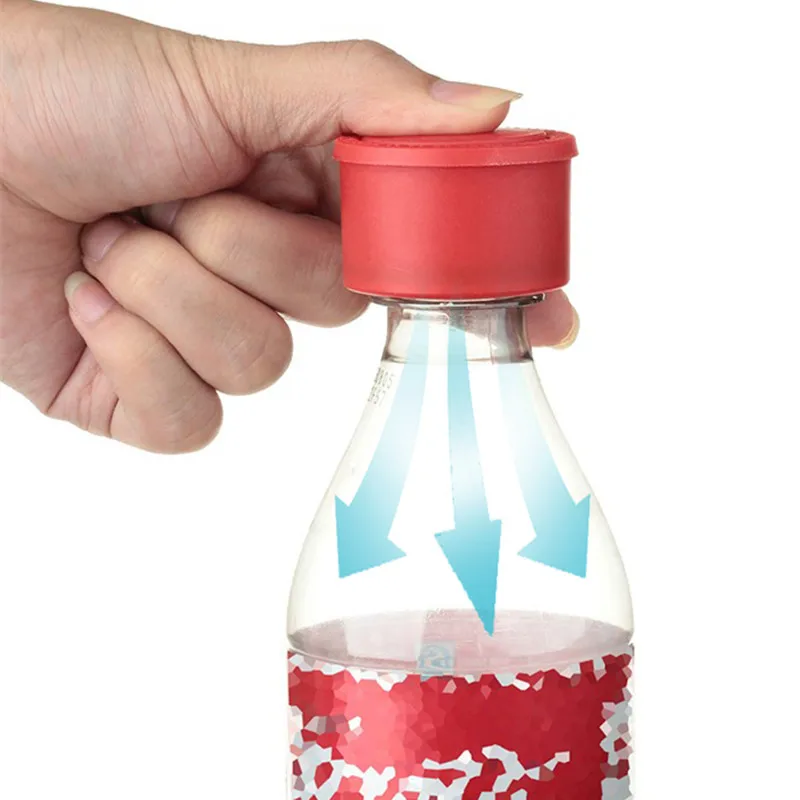 

Fizz Keeper Soda water caps Reusable Protector Snap On Storage Kitchen Bar Can Topper Pumping Plastic Soft Drink vacuum Stopper