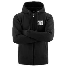 Neue The Walking Dead Hoodie Zombie Daryl Dixon Flügel-druck Winter Volle Hülse Fleece Herren Sweatshirts Kostenloser Versand