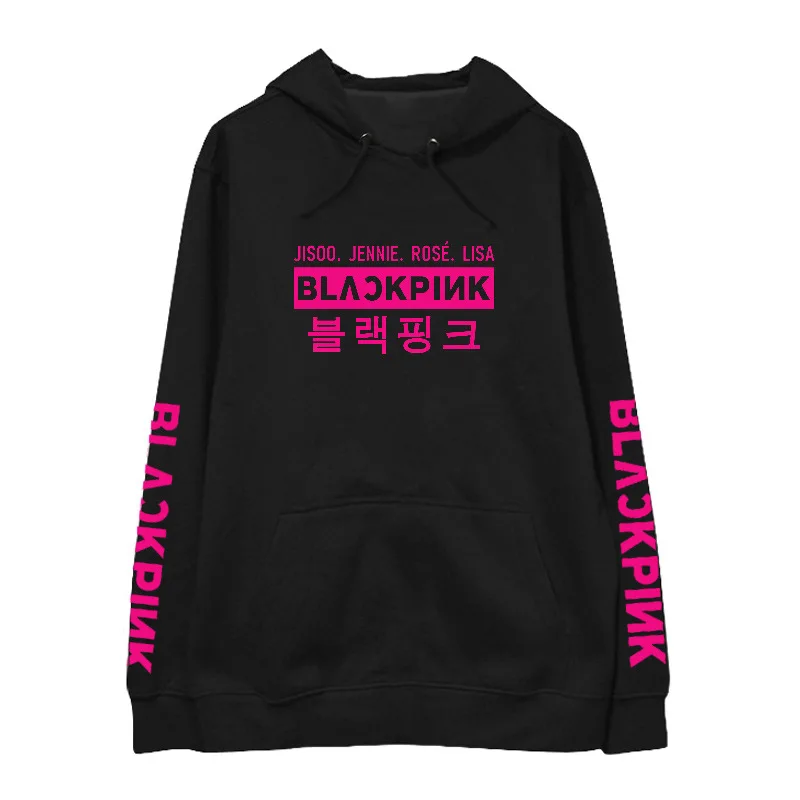 

New kpop Blackpink Jisoo Lisa Hooded hoodie Sweatshirt korean hoodies k-pop harajuku hoodies streetwear