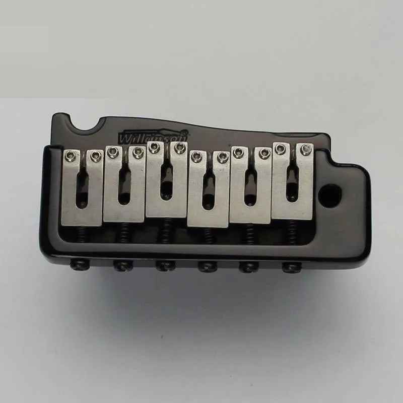 Детали для гитары WILKINSON WVP Tremolo Bridge черное стальное седло с 2 точками|tremolo bridge|steel
