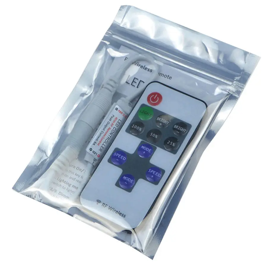 Single Color LED Dimmer Controller DC 11keys Mini RF Wireless Remote For led strip led strip controller led dimmer controller