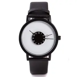 Минималистский стиль творческий наручные часы подарок Любителя Популярные Кварцевые часы в стиле кэжуал простой элегантный обувь для