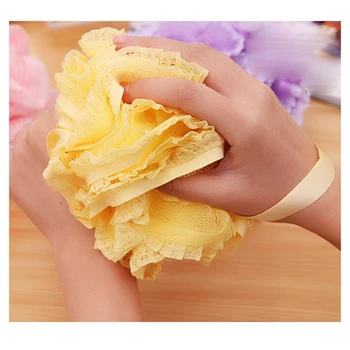 

5PCSNylon Sponge Product Loofah Flower Exfoliating Towel Bath Ball Bath Tubs Cool Scrubber Shower Body Cleaning Mesh Shower Wash