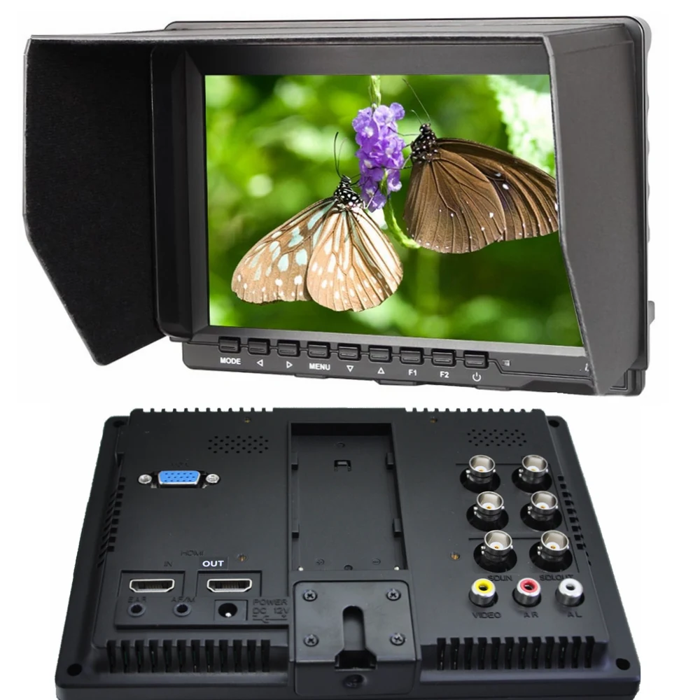 Новый 7 &quotPro Broadcast с HD HDMI SDI входом 1280*800 IPS полевой hd монитор пиковый фильтр 5D II