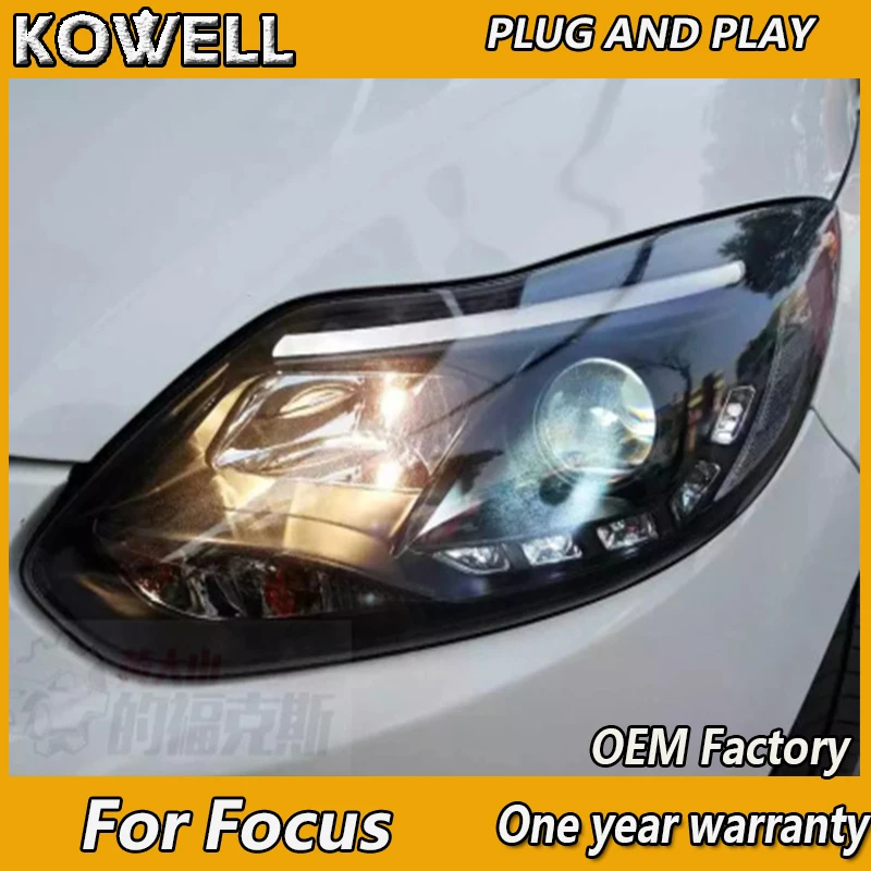 Автомобильный Стайлинг для Ford FOCUS 2012 2014 головной светильник s сонар светодиодный