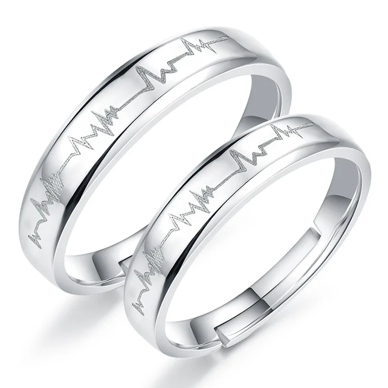 Romantic And Nobleness White Gold Heart Jump Star Shines Two Style 
