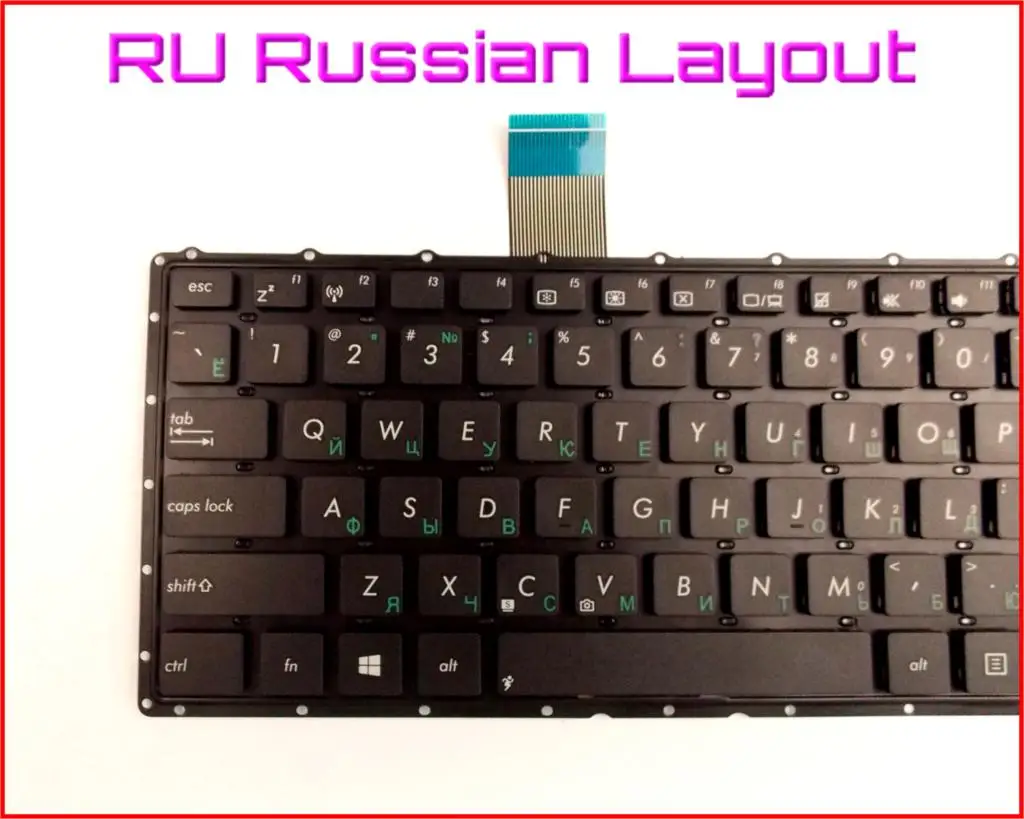  New Keyboard RU Russian Version for ASUS K450 K450C K450CC K450CA F450VC K450L K450LA D451 D451V D4