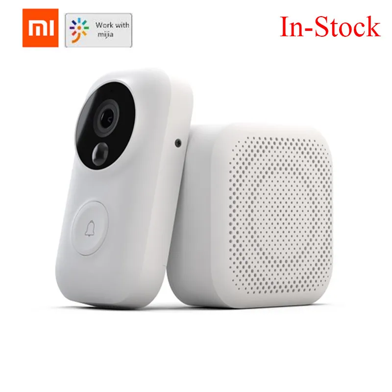 Беспроводной смарт видео дверной звонок Xiaomi Zero AI распознавание лица 720P ИК Ночное