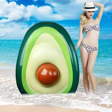 Гигантский надувной бассейн авокадо, поплавок, Летний пляж, поплавок, мяч, Пляжная игрушка, водные виды спорта, воздушная подушка для детей, взрослых, буй, игрушка