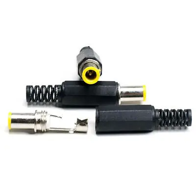 DHL/EMS 50*4pcs DC Power Cable Adapter Jack Male 5 x 3.5 x1.1 mm +PIN DIY -A1 |