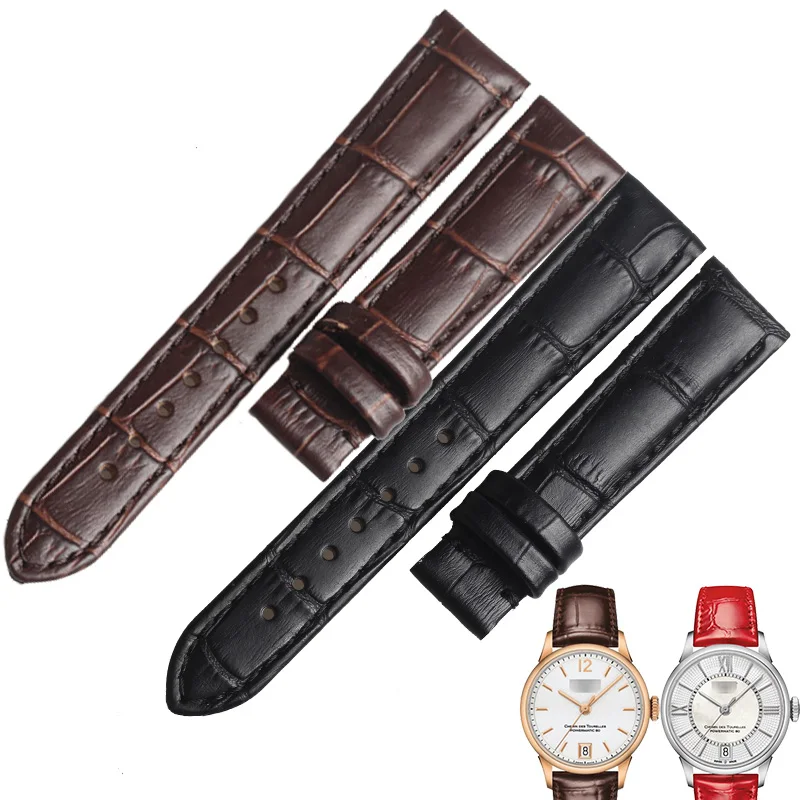 Женские Ремешки для наручных часов WENTULA tissot CHEMIN DES TOURELLES T099.207 из телячьей кожи |