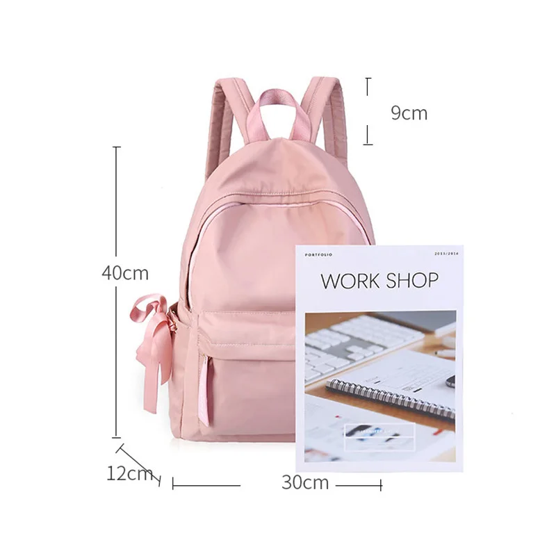Mochilas escuela arco Rosa lindo mochilas Colegio mochila Niñas gran viaje de las mujeres mochila bolsa mochila Mochilas escuela arco Rosa lindo mochilas Colegio mochila Niñas gran viaje de las mujeres mochila bolsa mochila